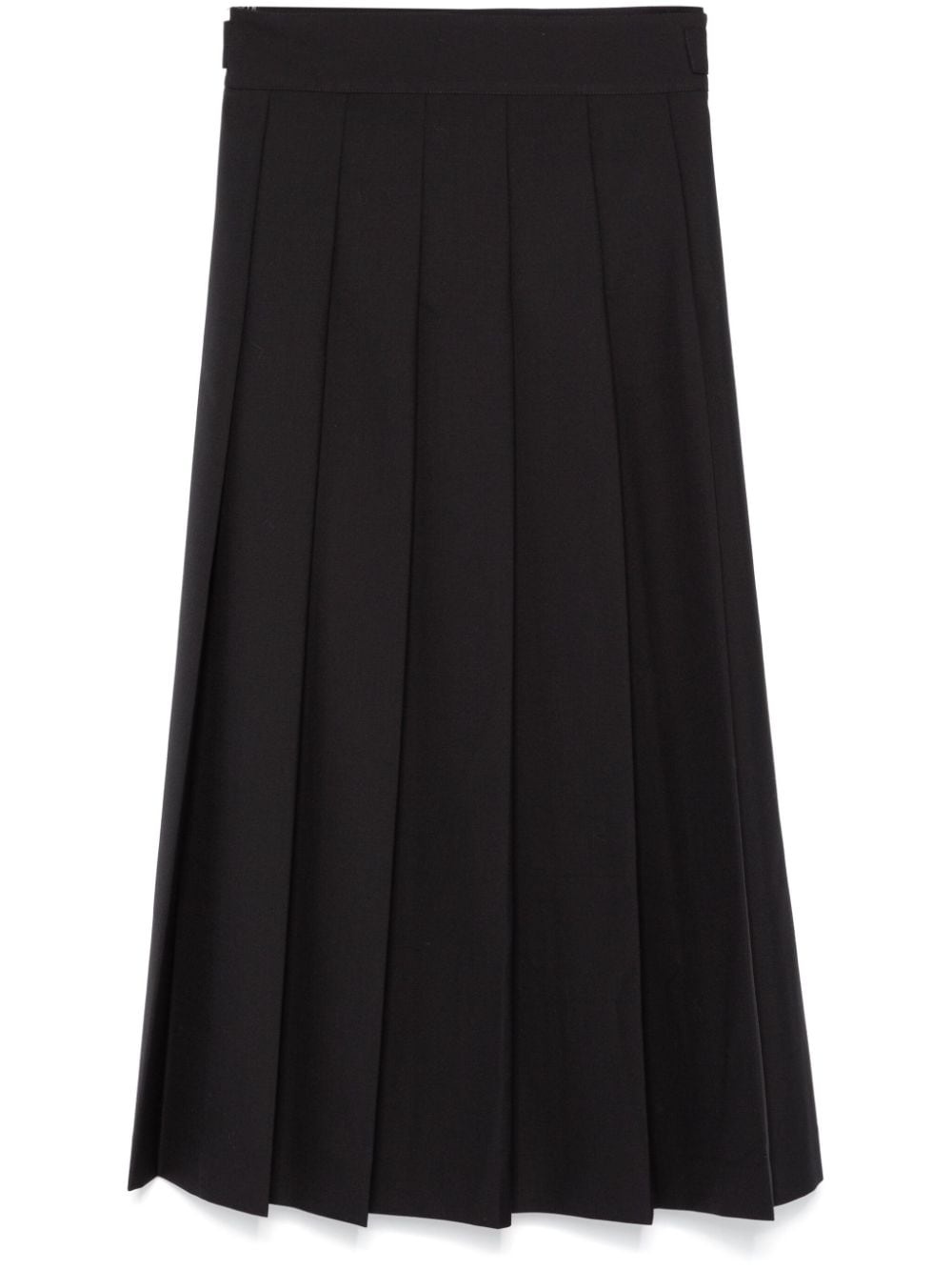 plissé wrap skirt - 1