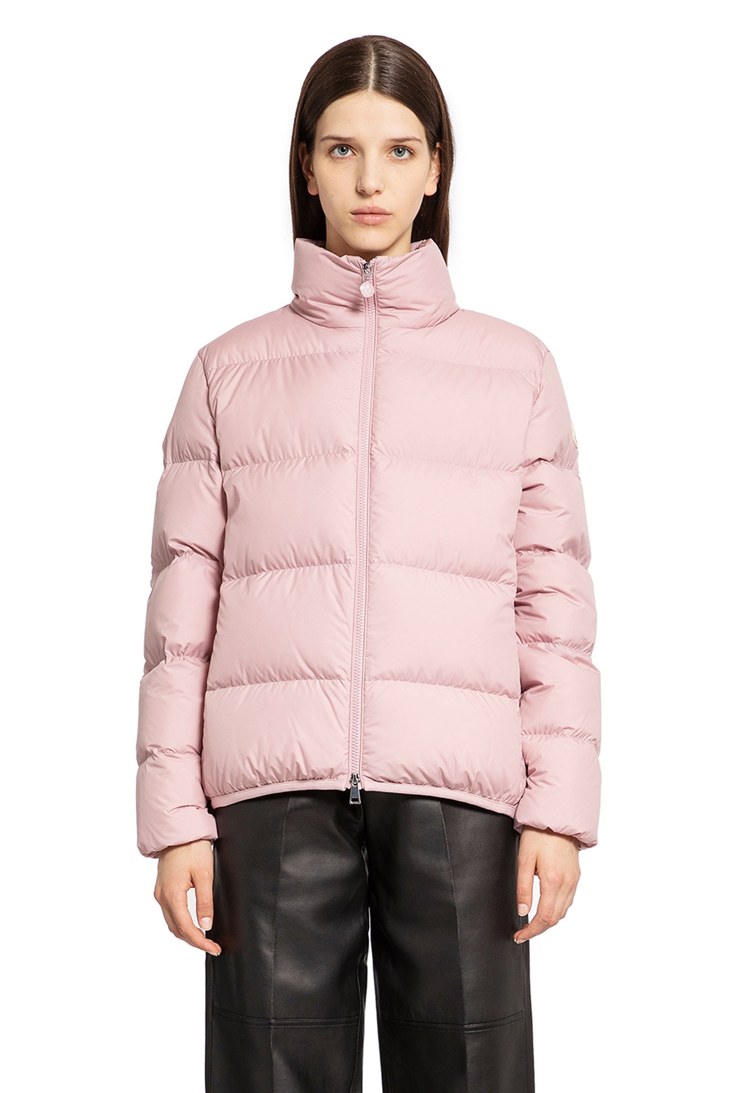 MONCLER☆ABBADIA ショート パディングジャケット ライトピンク Moncler Abbadia Short Down Jacket | REVERSIBLE