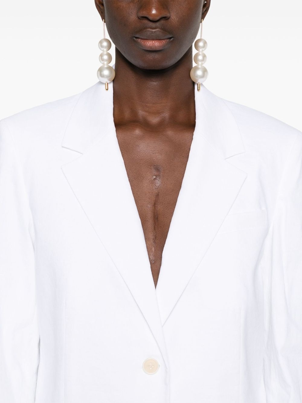 single-breasted blazer - 5