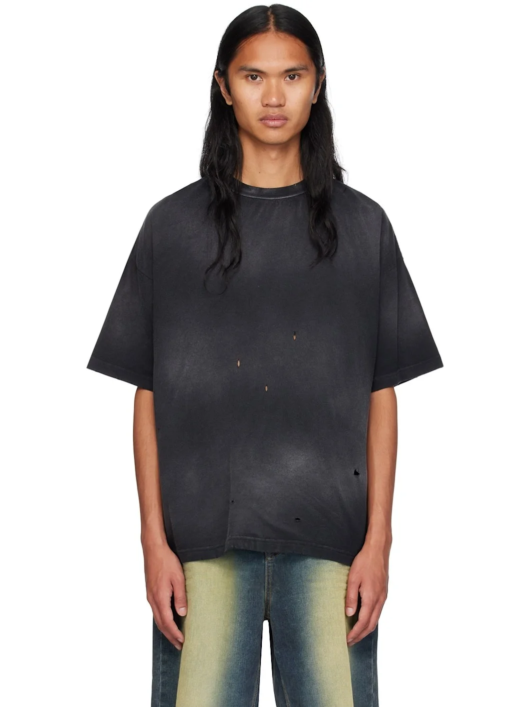 Black Dyed T-Shirt - 1