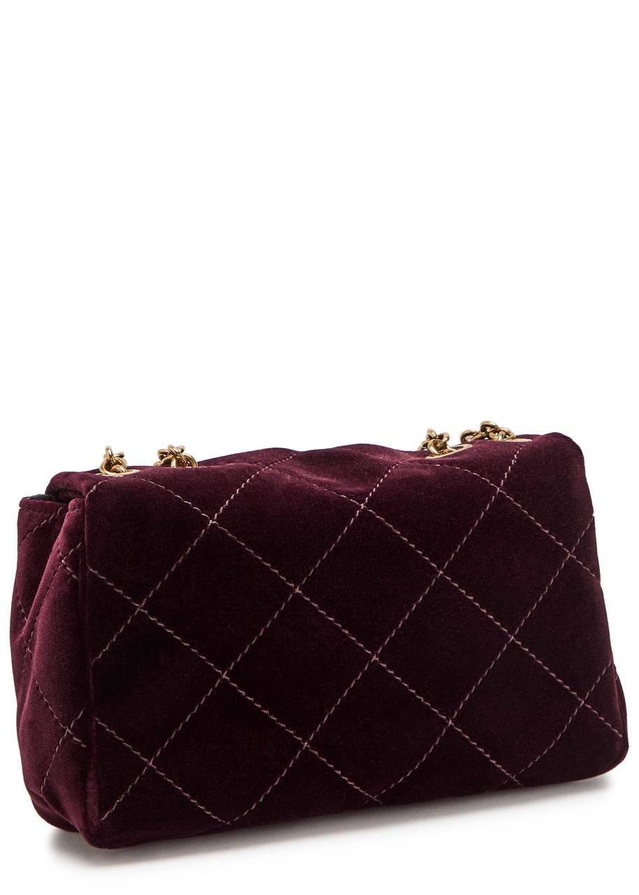 Chloe Heritage Quilted Velvet Shoulder bag - 2