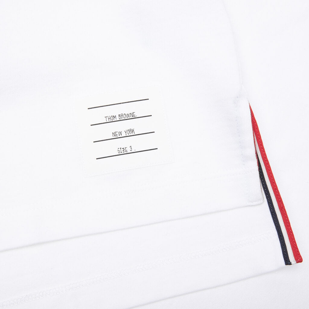 MIDWEIGHT JERSEY STRIPE S/S TEE - WHITE - 3