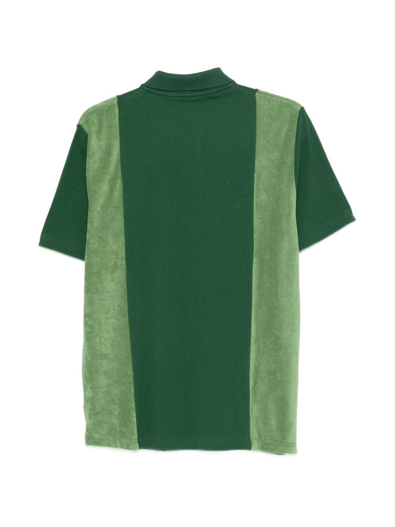 LACOSTE colourblock patch polo shirt outlook
