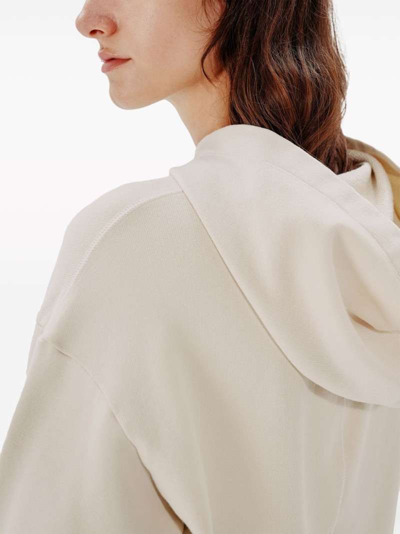 cropped jersey hoodie 6
