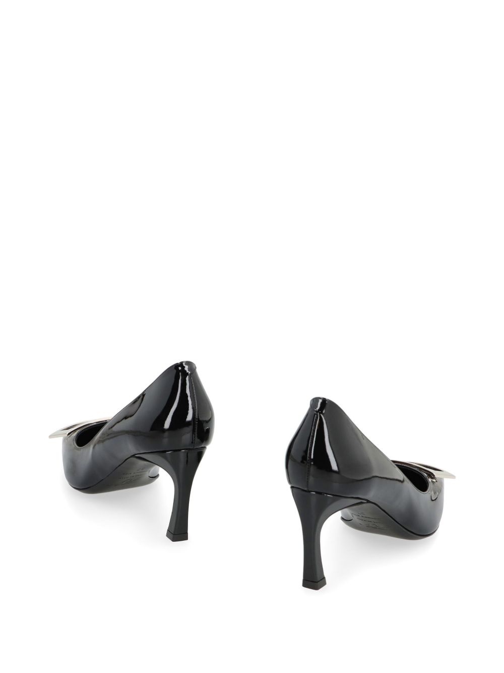 75mm engraved-logo pumps - 3