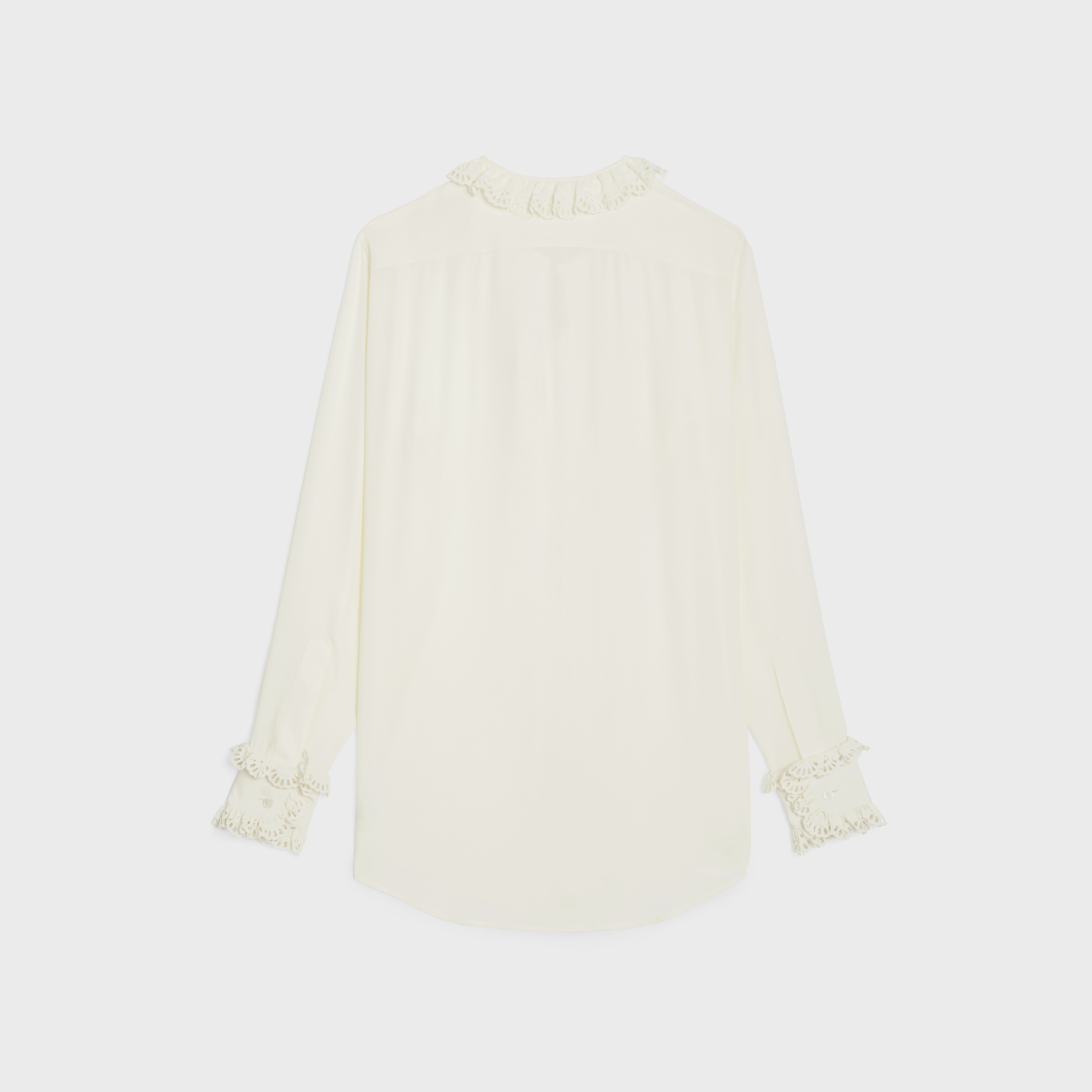 romy shirt in silk crepe and acetate - 2