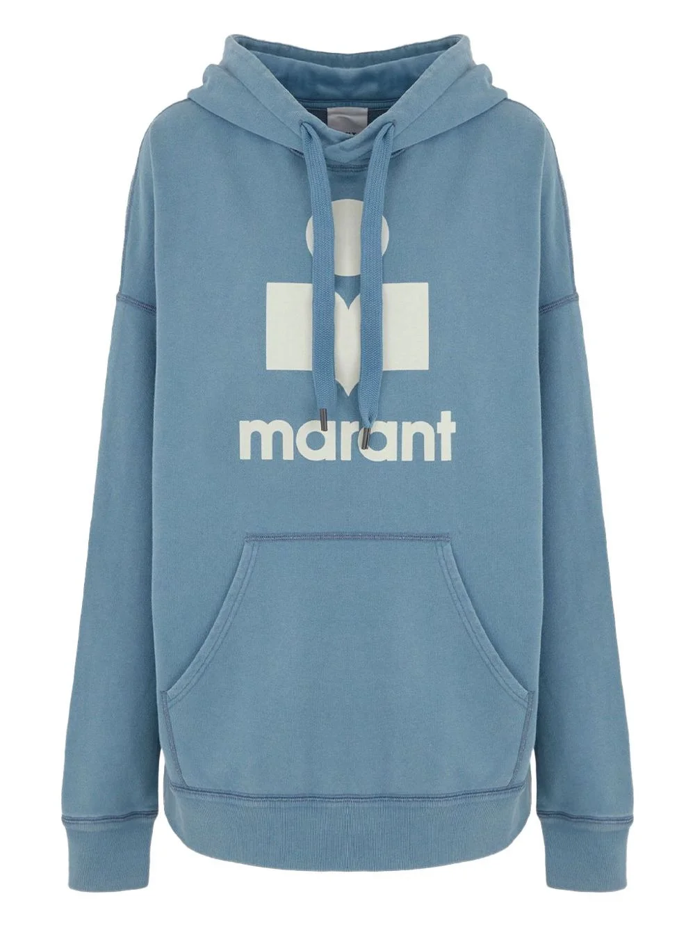 logo-print hoodie - 1