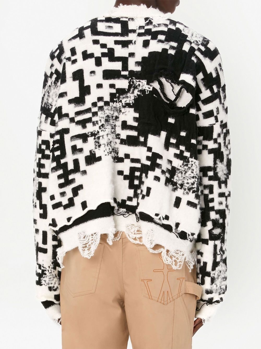 QR-code knit jumper - 5