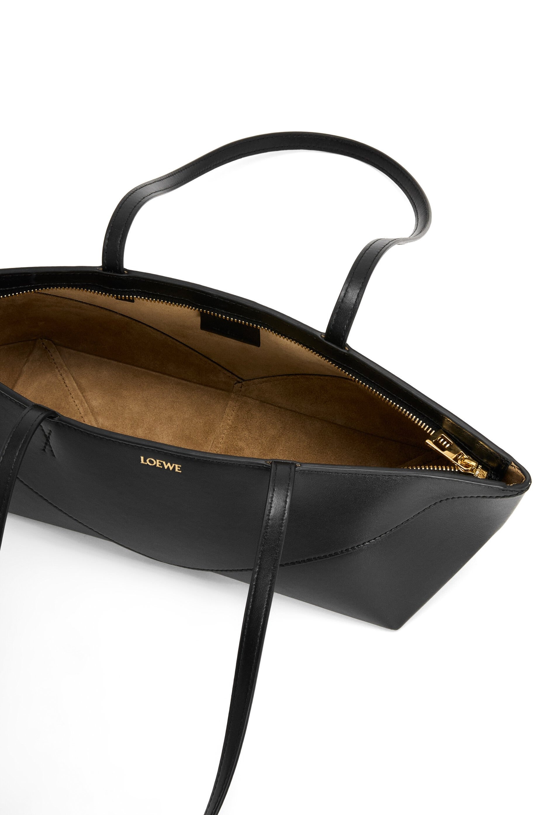 Cropped Puzzle Fold bag in shiny calfskin - 6