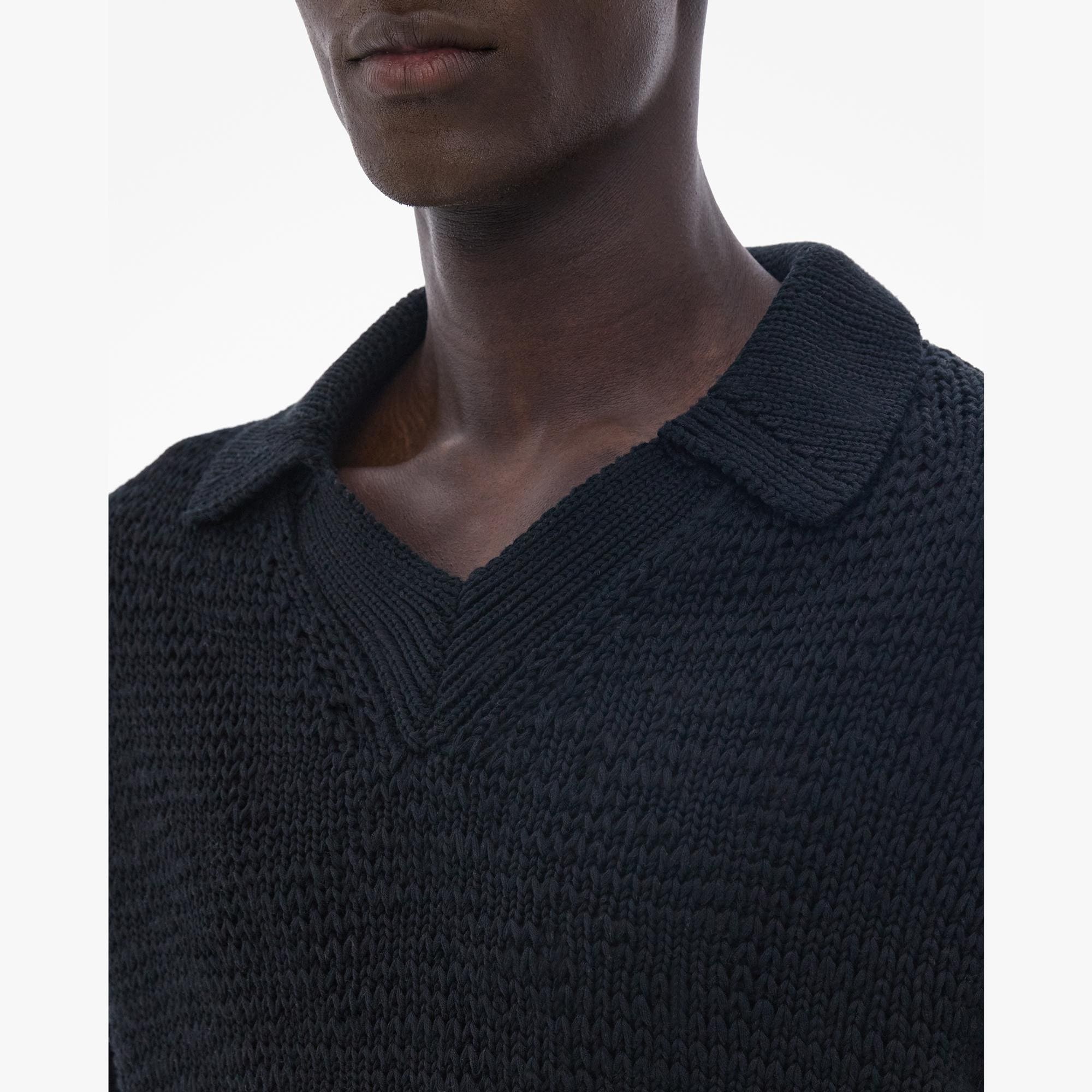 COTTON POLO SWEATER - 6