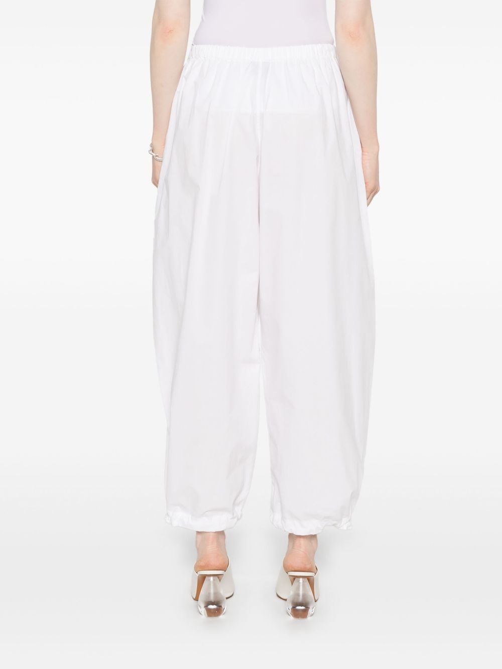 cotton tapered trousers - 4