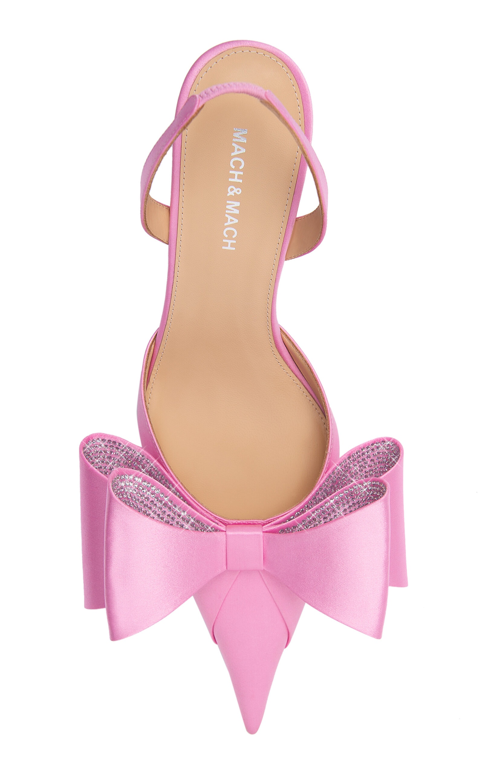 ‘Le Cadeau’ Satin Slingbacks pink - 3