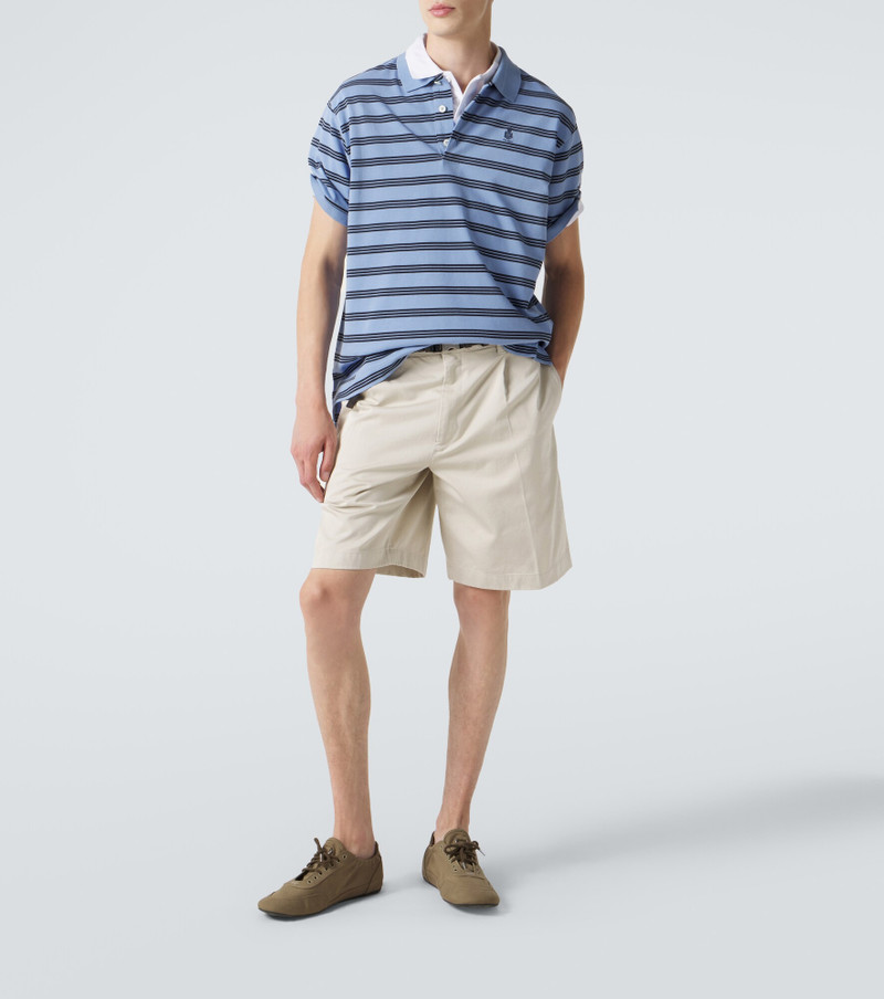 Prada Striped cotton polo shirt outlook
