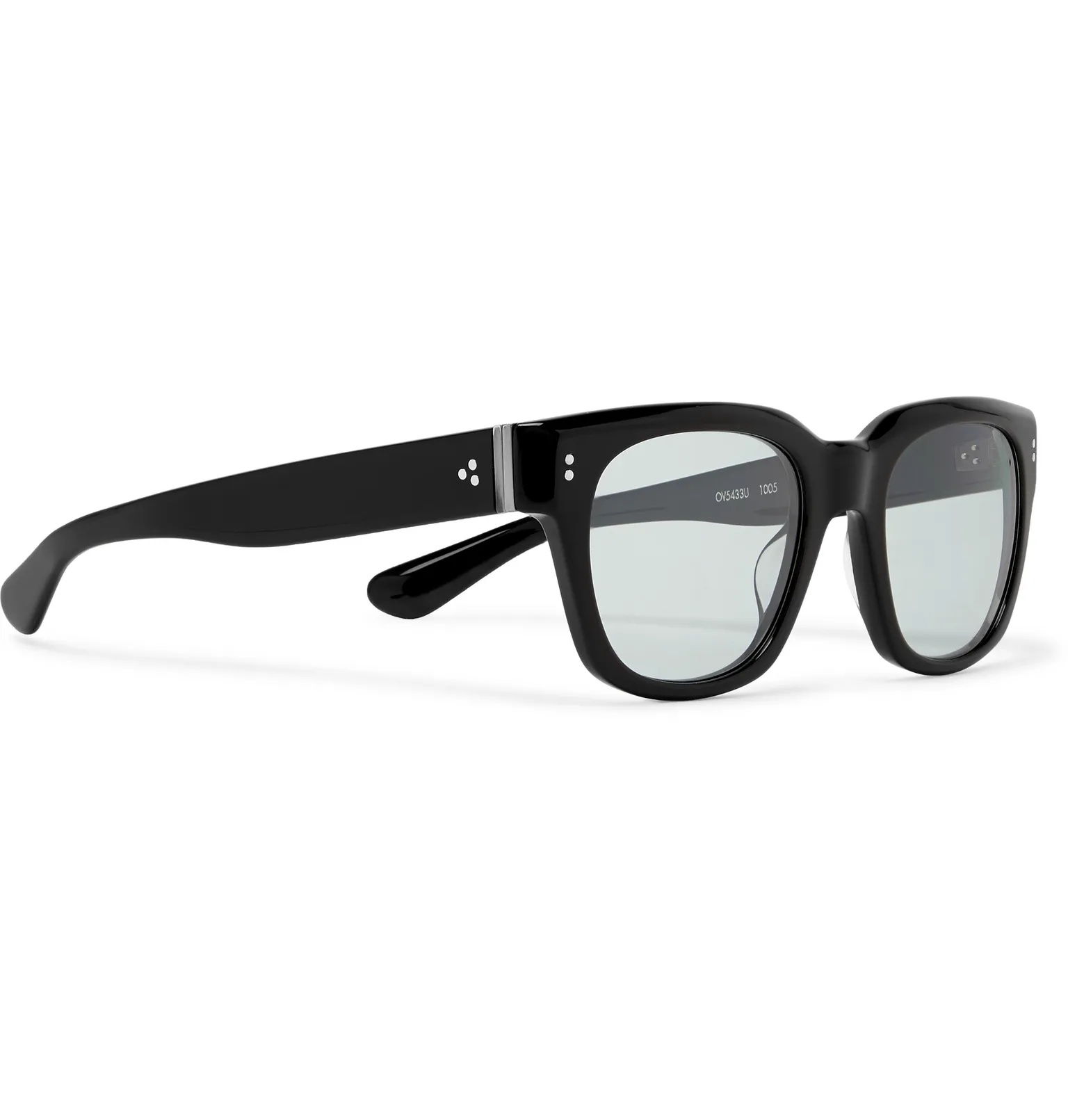 D-Frame Tortoiseshell Acetate Sunglasses - 7