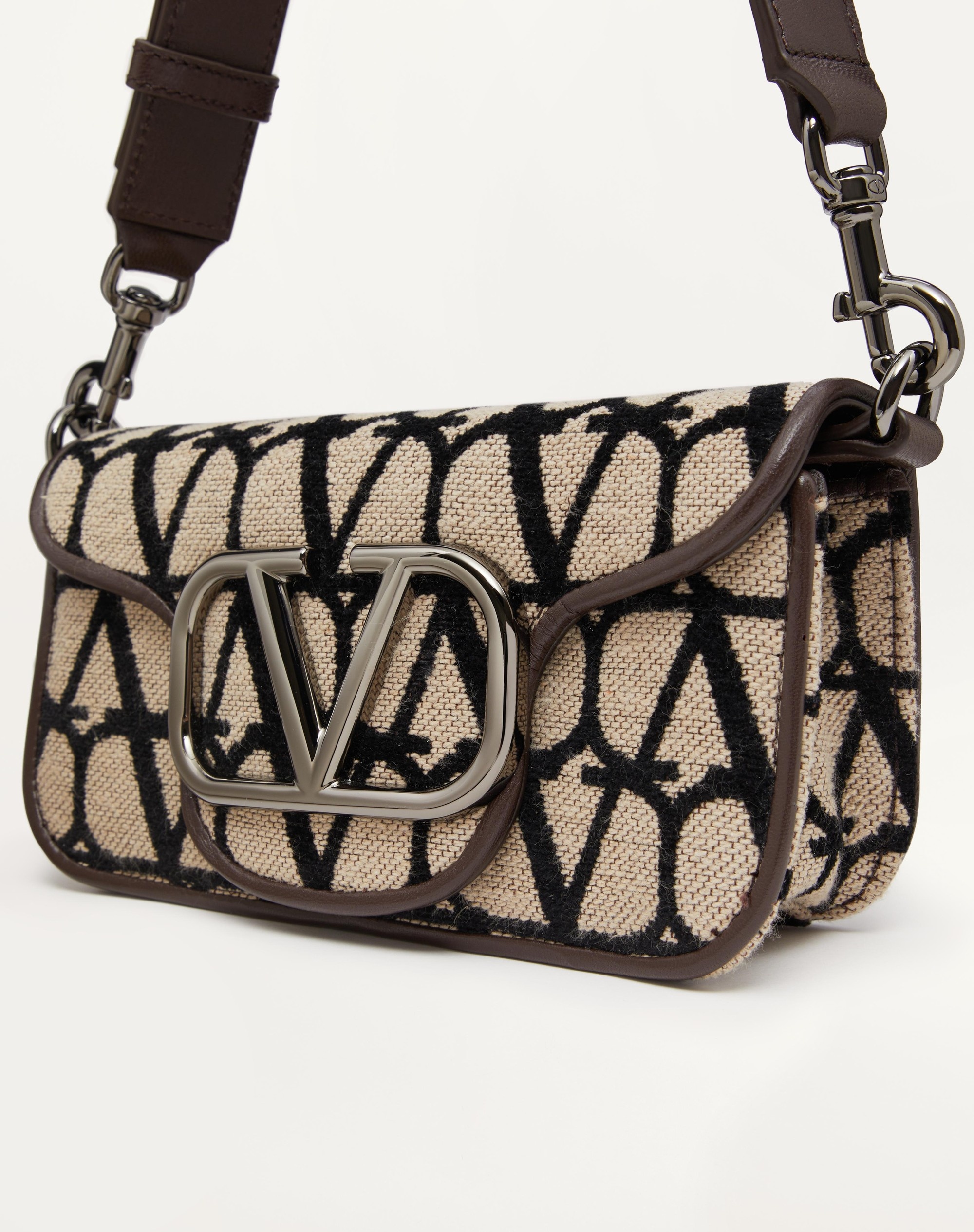 MINI LOCÒ TOILE ICONOGRAPHE SHOULDER BAG - 7