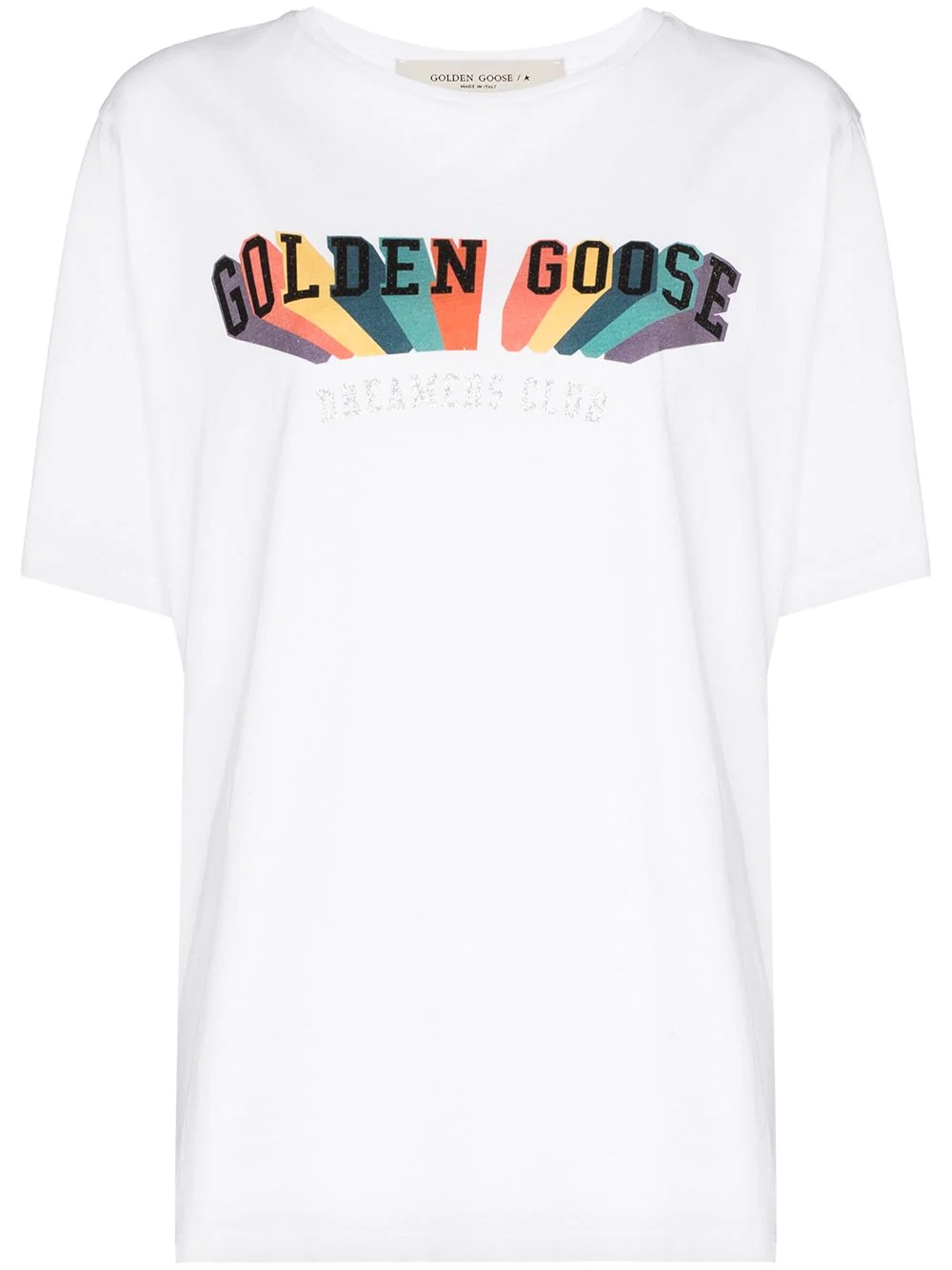 Aira rainbow logo-print T-shirt - 1