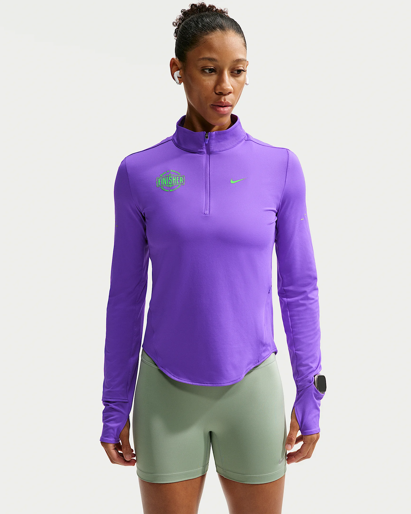 Nike Swift Women's Dri-FIT UV Protection 1/4-Zip Running Top - 1
