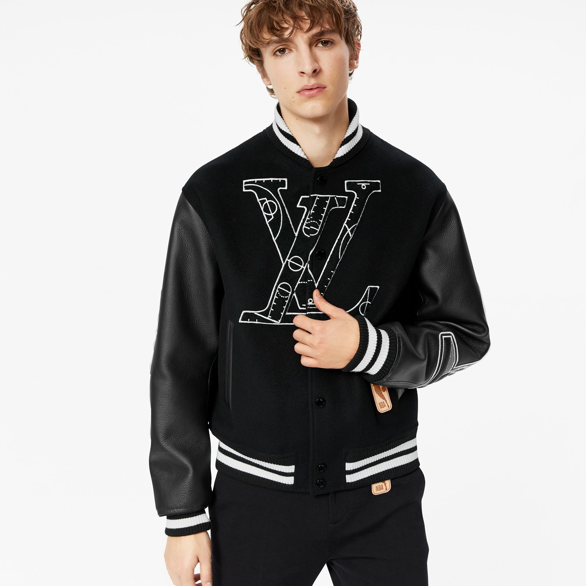 LVxNBA Leather Basketball Jacket - 3