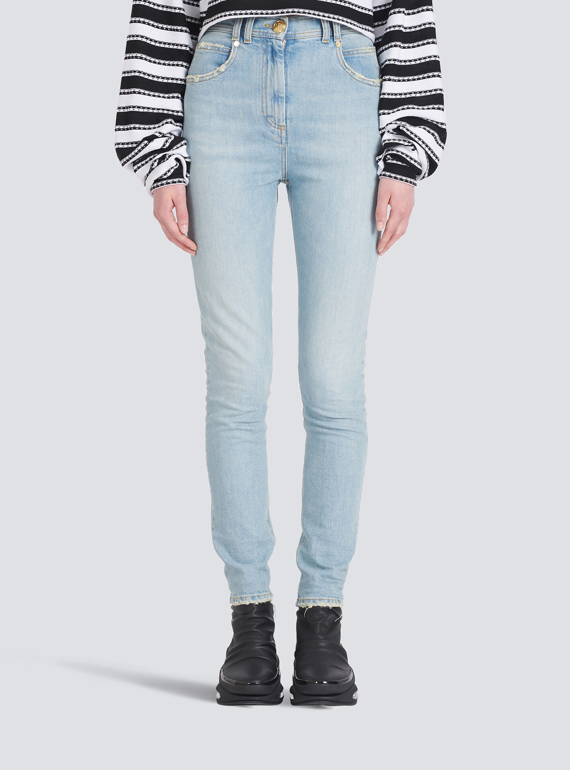 Skinny cut eco-designed jeans - 7