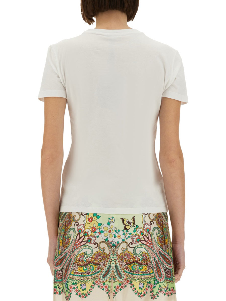 Etro Women T-Shirt With Logo - 3