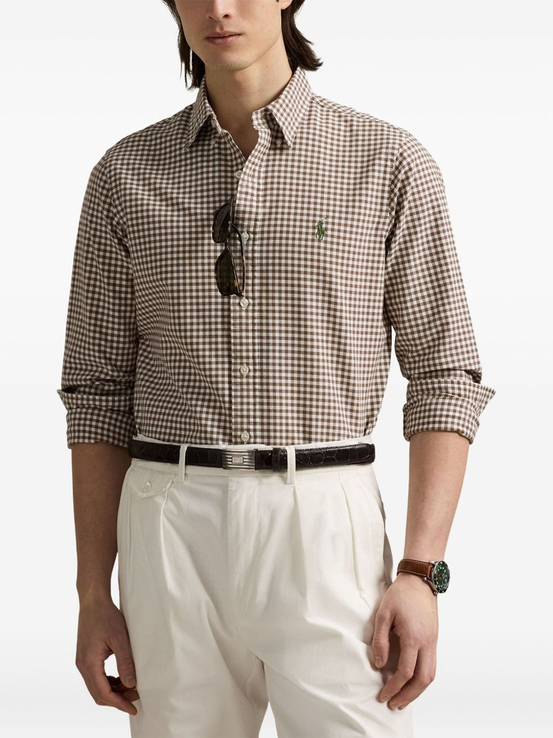 checked button-down shirt 3