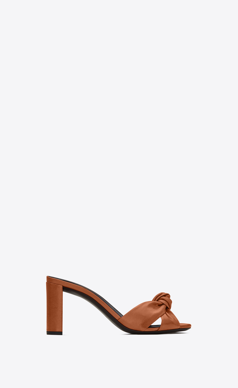 bianca mules in smooth leather - 1