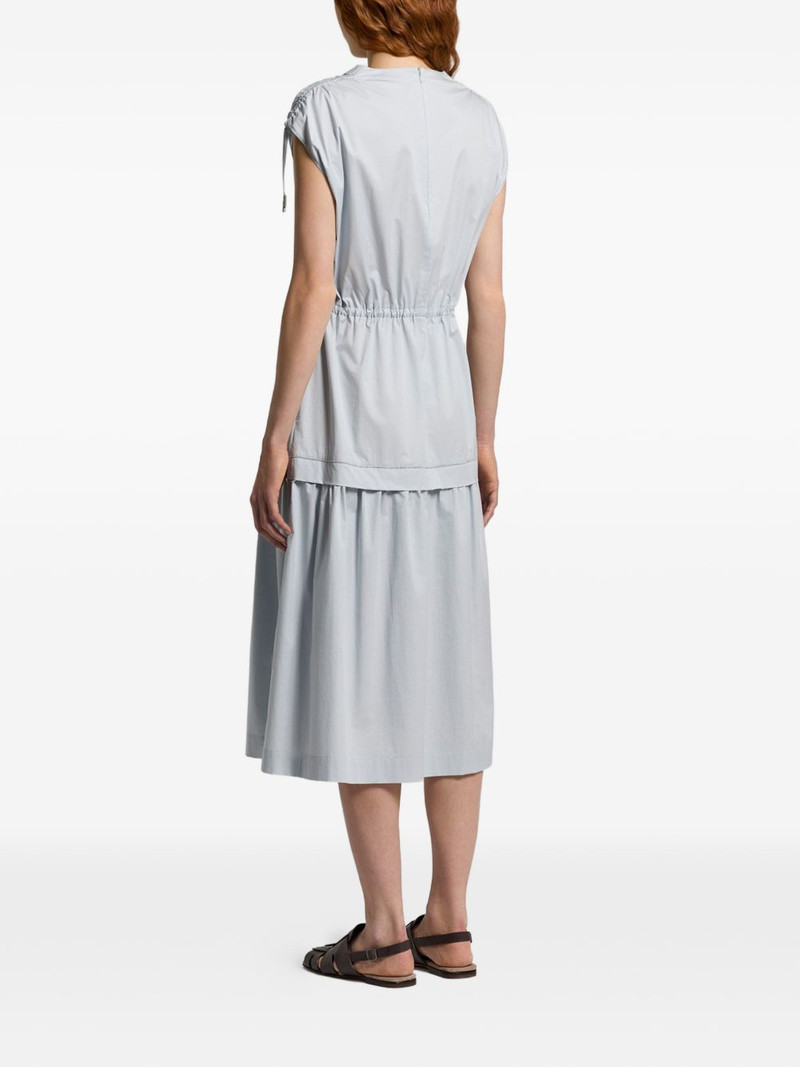 V-neck tiered midi dress 3