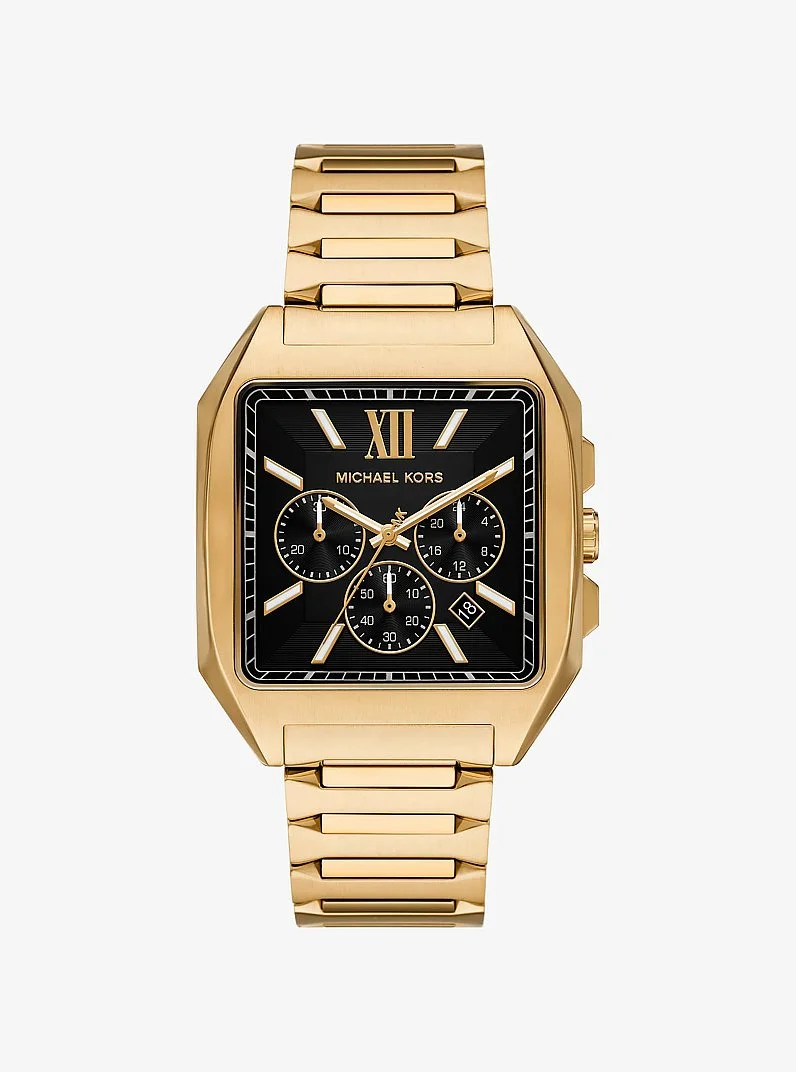 Hayes Oversized Gold-Tone Sport Watch - 1