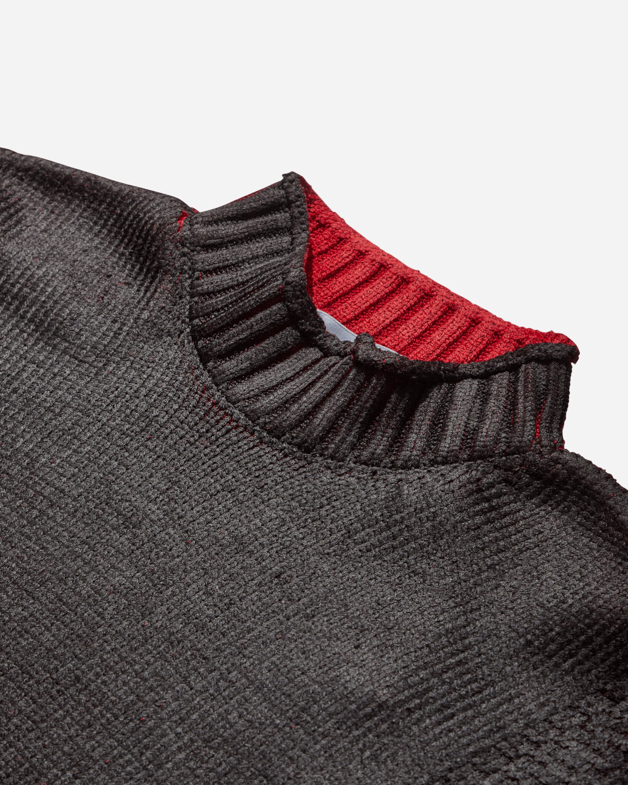 Men's Sublimatic Print Mock Neck Sweater Dark Burgundy - 3