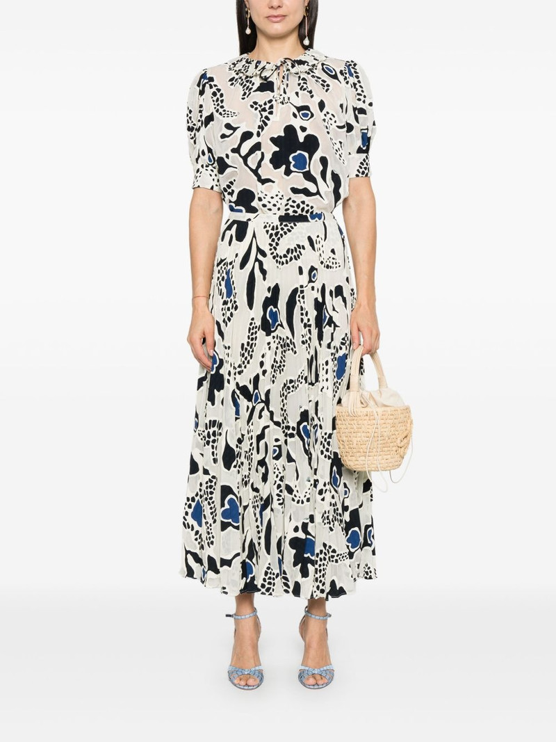 ULLA JOHNSON Faun midi skirt outlook