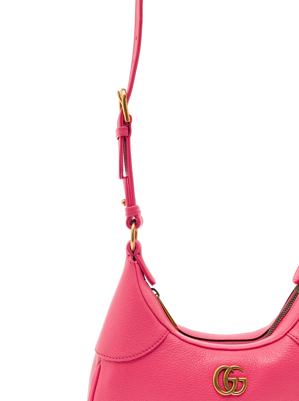 Gucci Women Small Pink Aphrodite Shoulder Bag In Leather Woman - 3