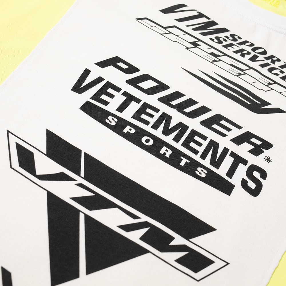 Vetements Long Sleeve Motocross Patched Logo Tee - 3