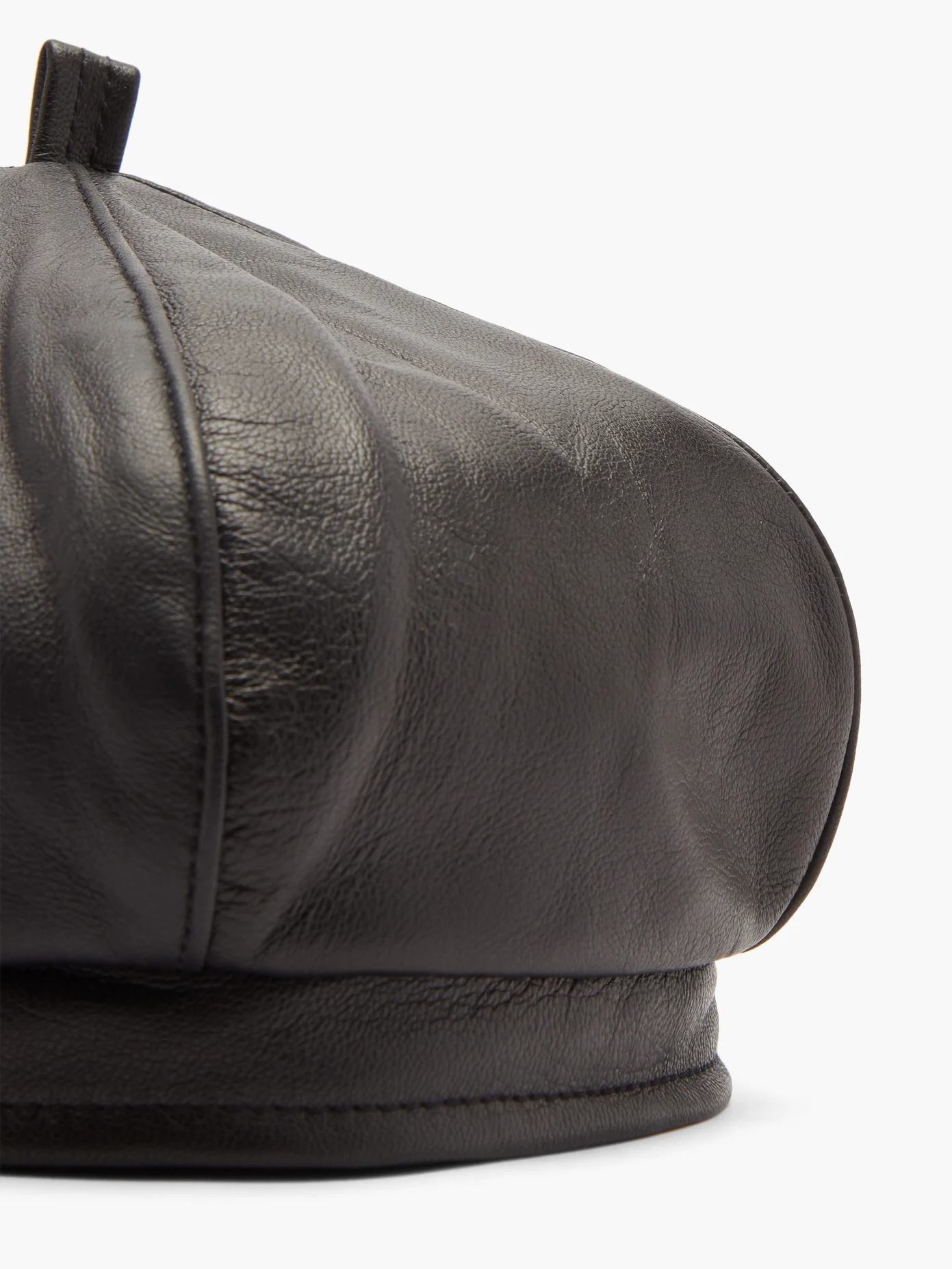 Leather beret - 3