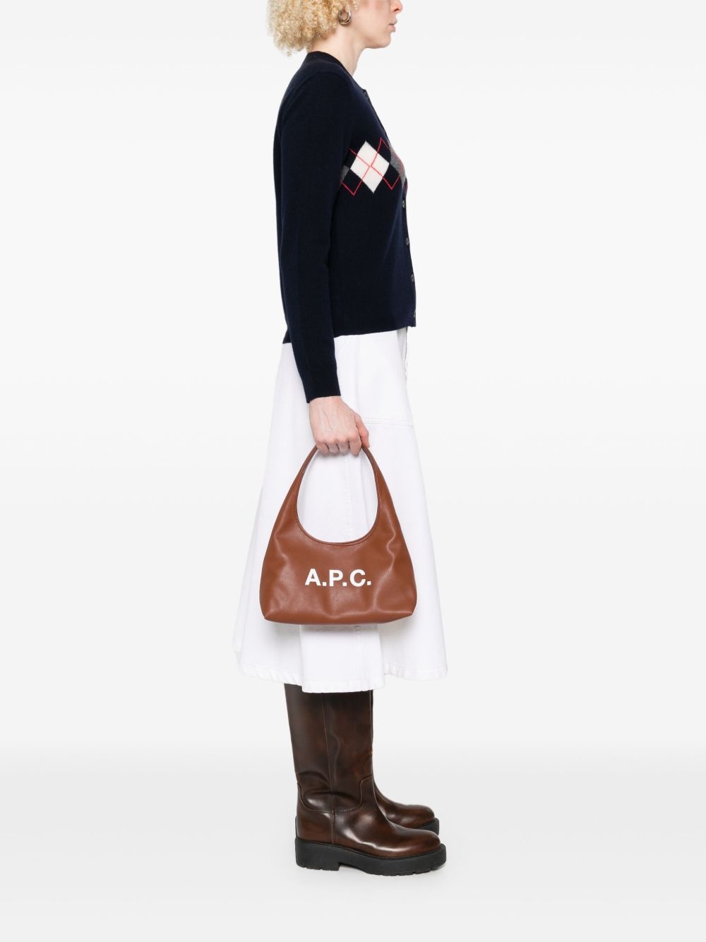 Baby Ninon logo-print shoulder bag - 2