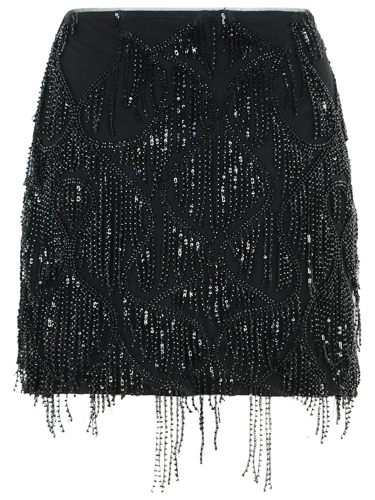 Rotate 'Tula' Black Polyester Miniskirt Women - 3