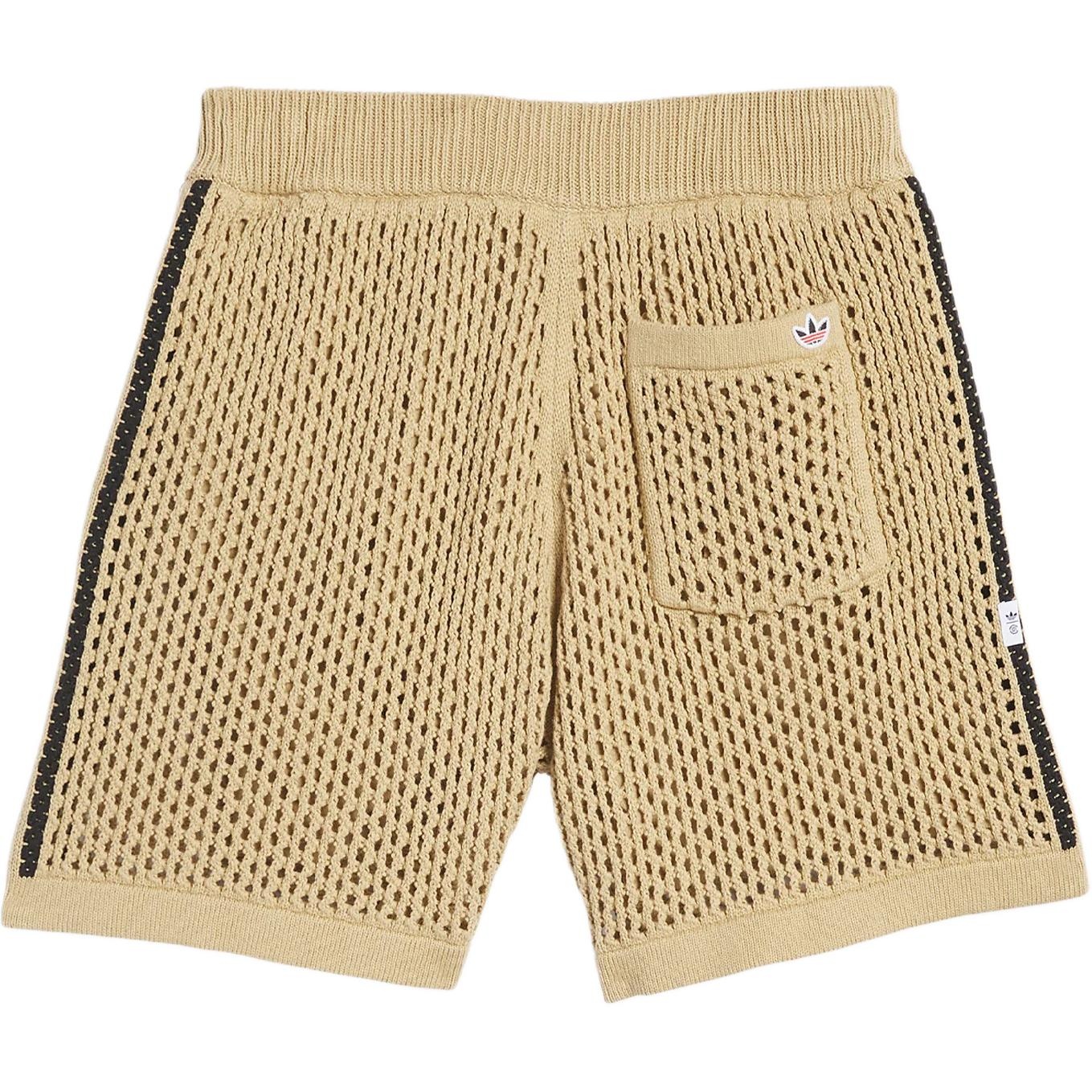 パンツ adidas x CLOT Crochet Shorts Beige Tone Adidas Originals - X Clot C Shorts - VegNonVeg