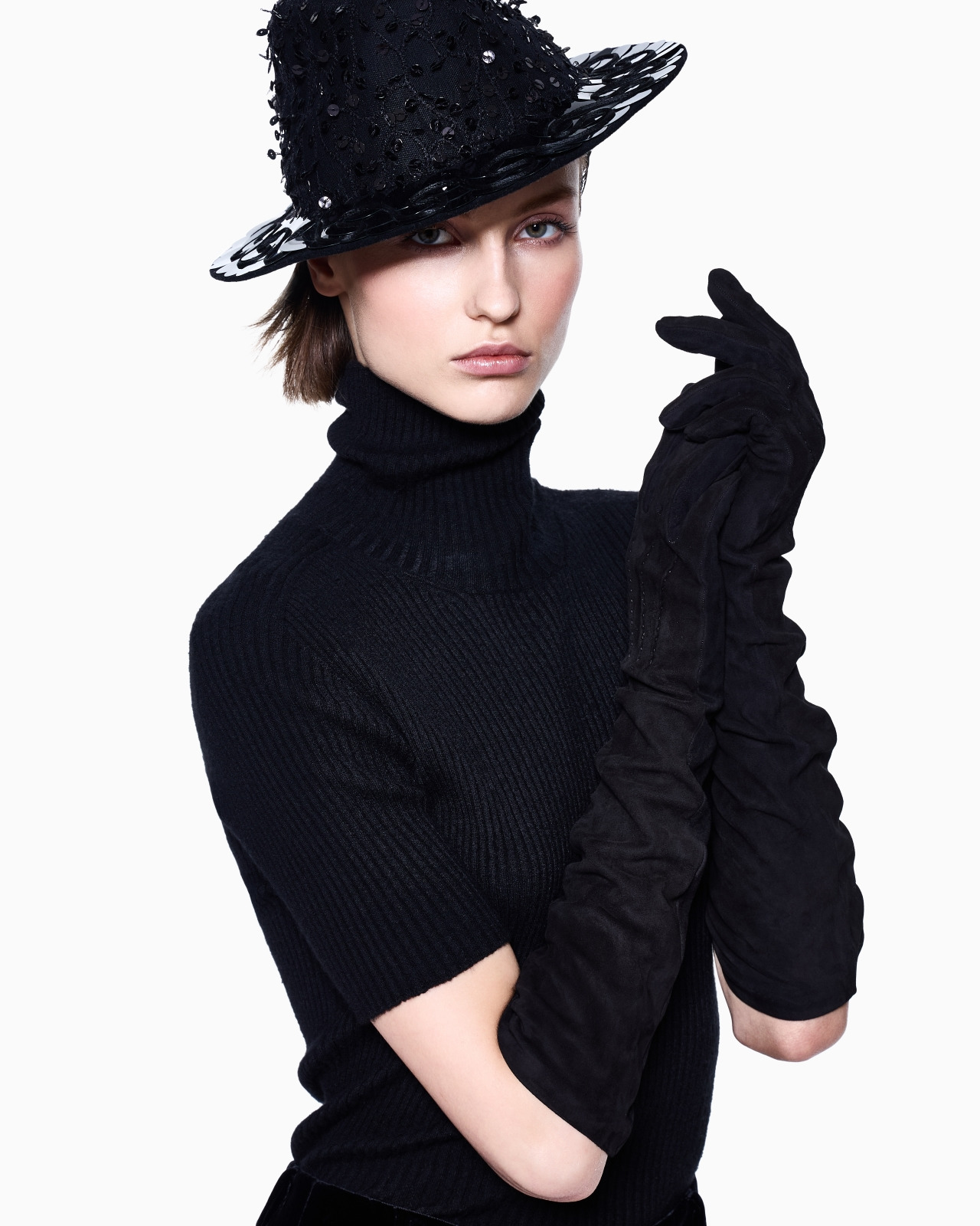 LONG SUEDE GLOVES - 3