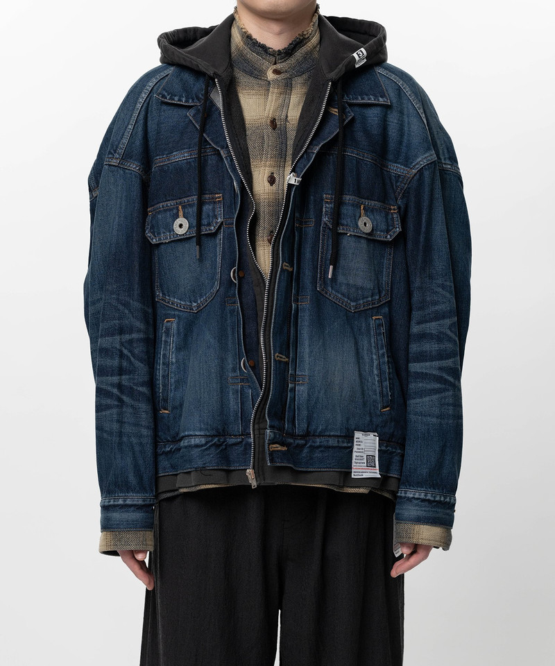 Triple Layered Denim Jacket 11