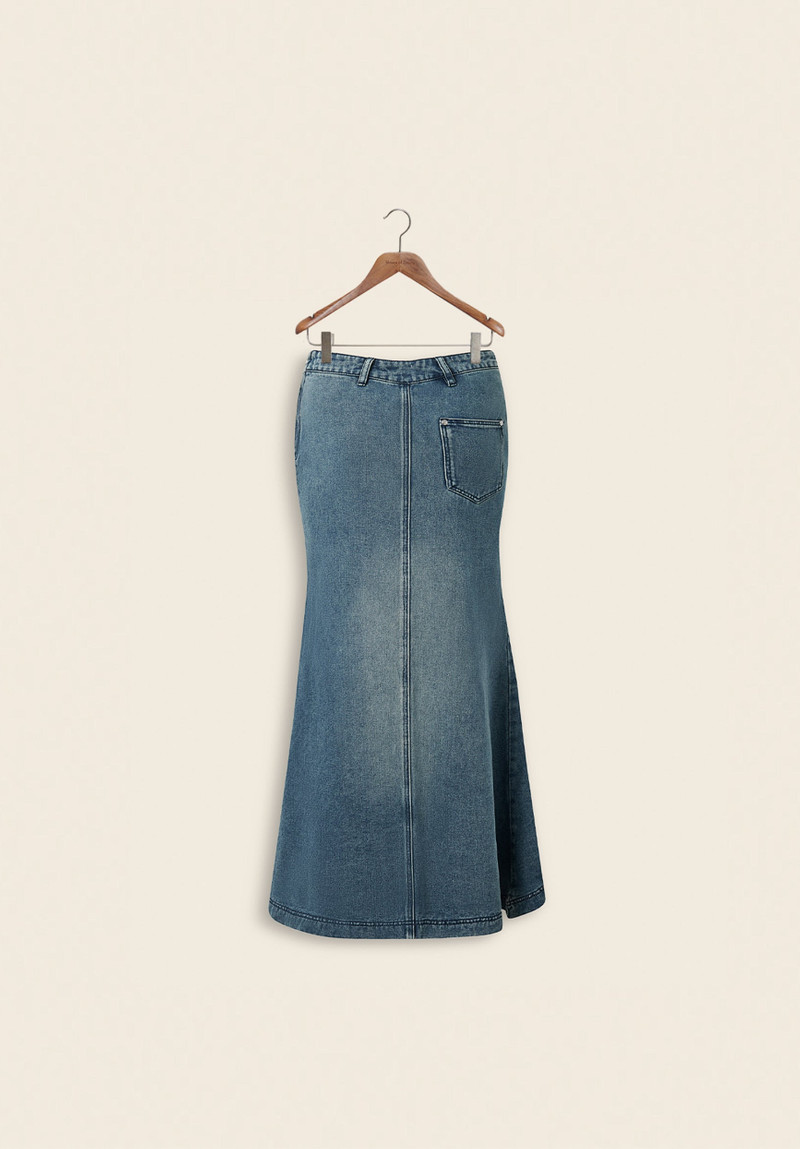 THE CASCADE DENIM SKIRT 6