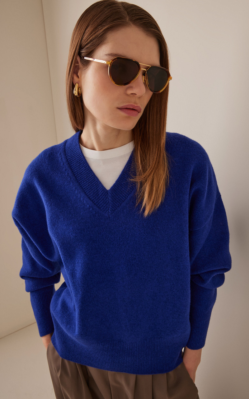 Bottega Veneta Combi Acetate Sunglasses brown outlook