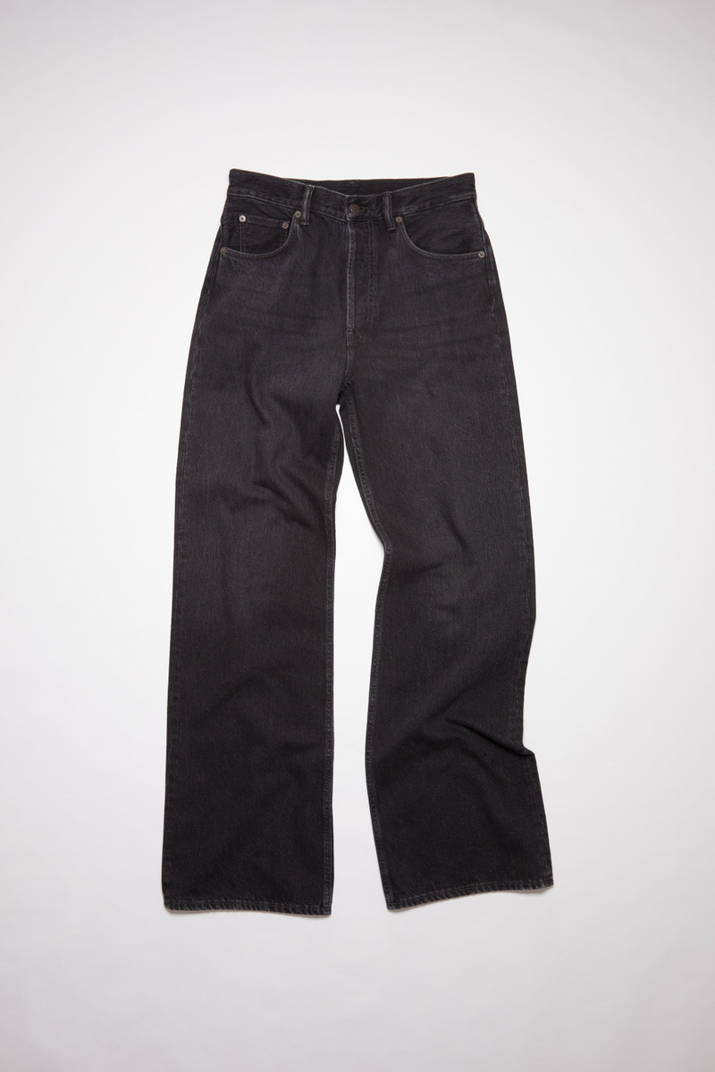 Loose bootcut jeans - Black 1