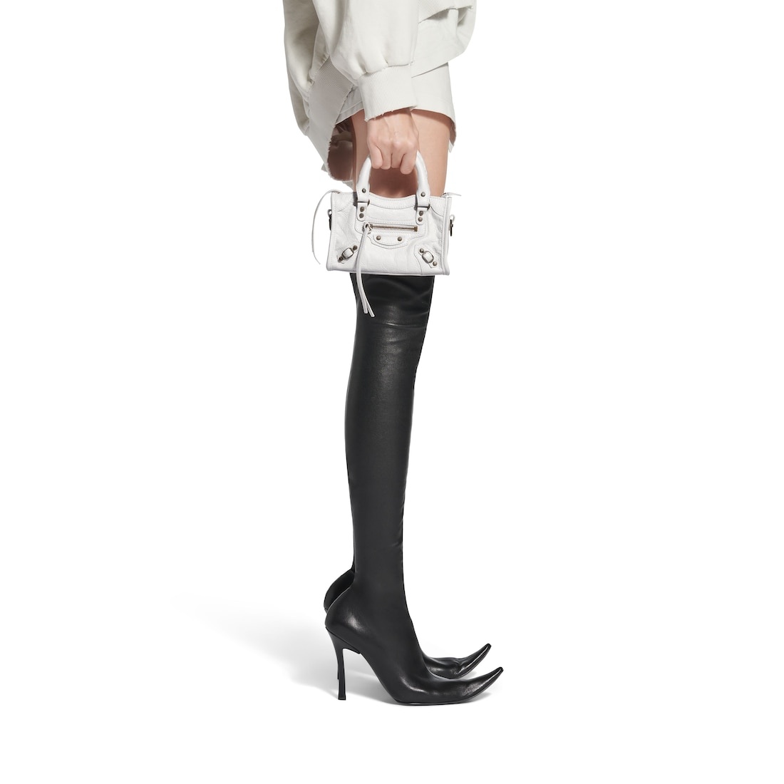 Women's Le City Bag Nano  in White - 9