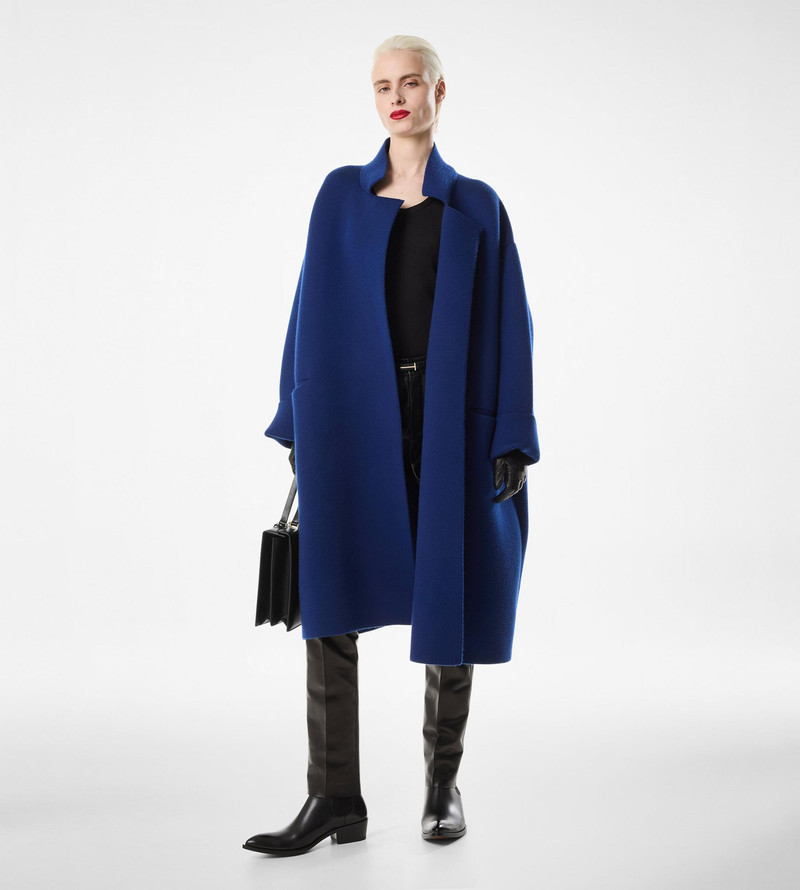 SCULPTURAL SINGLE BREASTED OPERA COAT 4