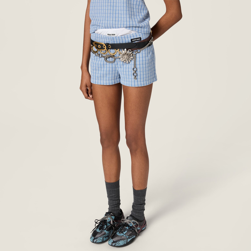 Cashmere and silk shorts 5