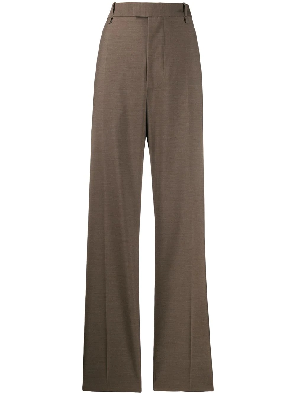 high waisted tailored trousers - 1