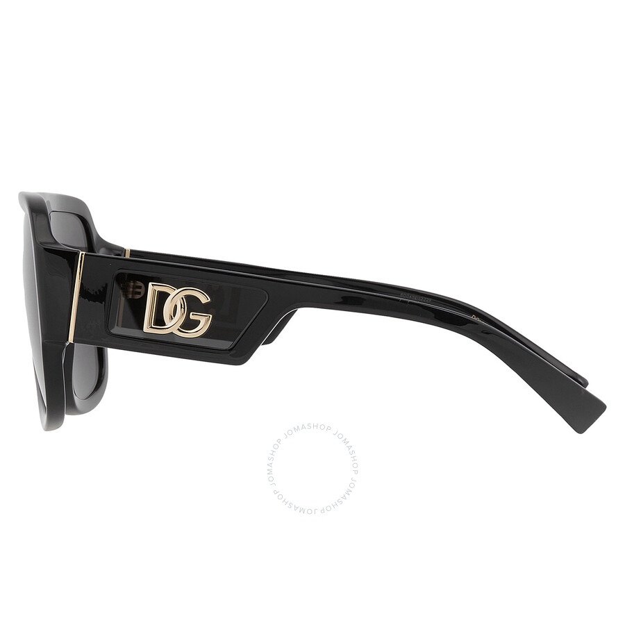 Dolce and Gabbana Dark Gray Square Men's Sunglasses DG4401 501/87 58 - 5