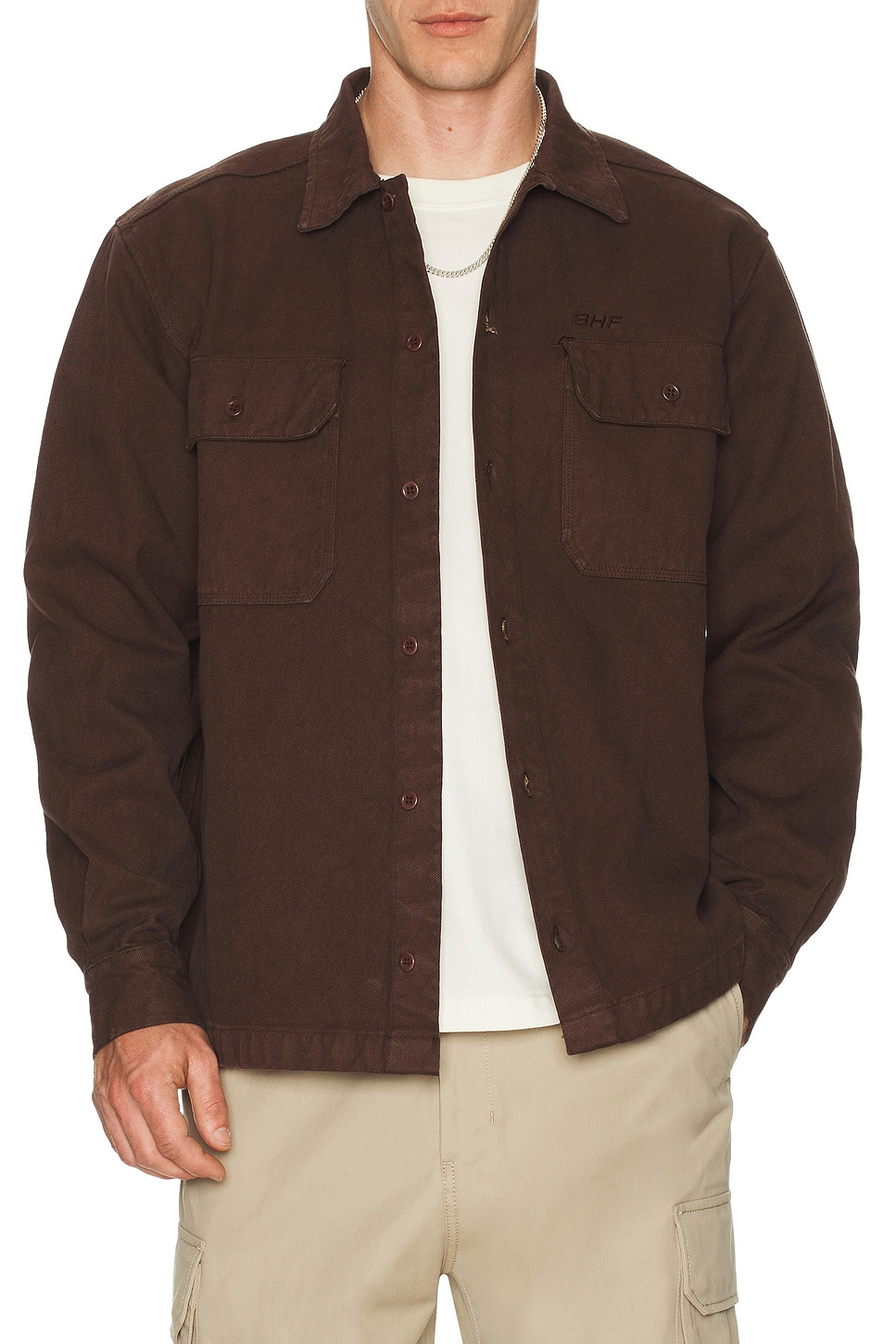 Canvas Work Overshirt Woven - 4