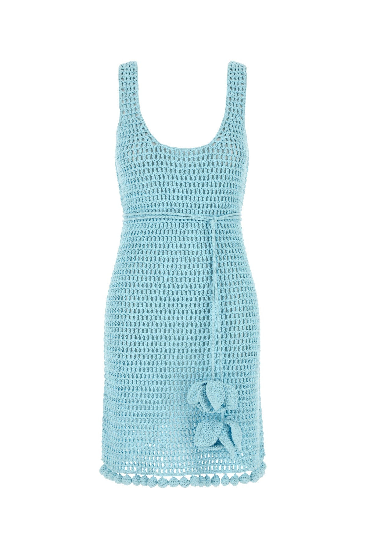 Light blue crochet dress - 1