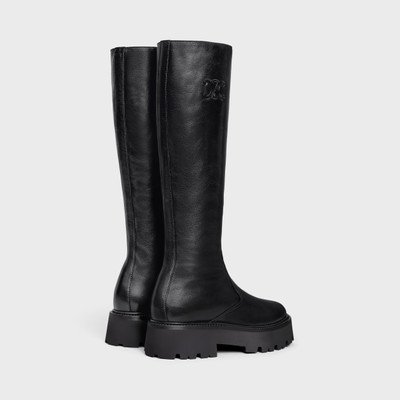 CELINE CELINE BULKY ZIPPED BOOT WITH TRIOMPHE in Calfskin outlook