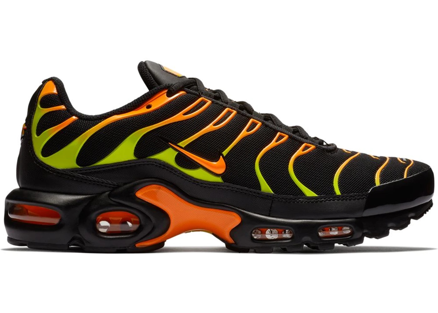 Nike Air Max Plus Black Volt Total Orange - 1